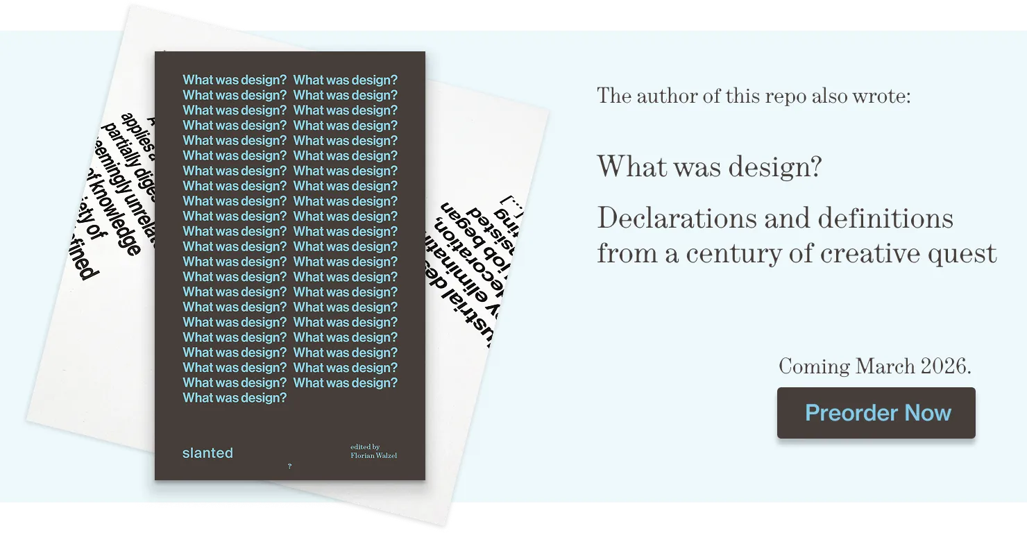 What Was Design